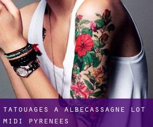tatouages ​​à Albecassagne (Lot, Midi-Pyrénées)