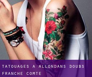 tatouages ​​à Allondans (Doubs, Franche-Comté)