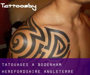 tatouages ​​à Bodenham (Herefordshire, Angleterre)