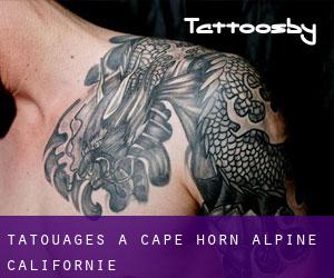 tatouages ​​à Cape Horn (Alpine, Californie)
